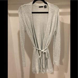 Moda International Light Blue Cardigan Sweater